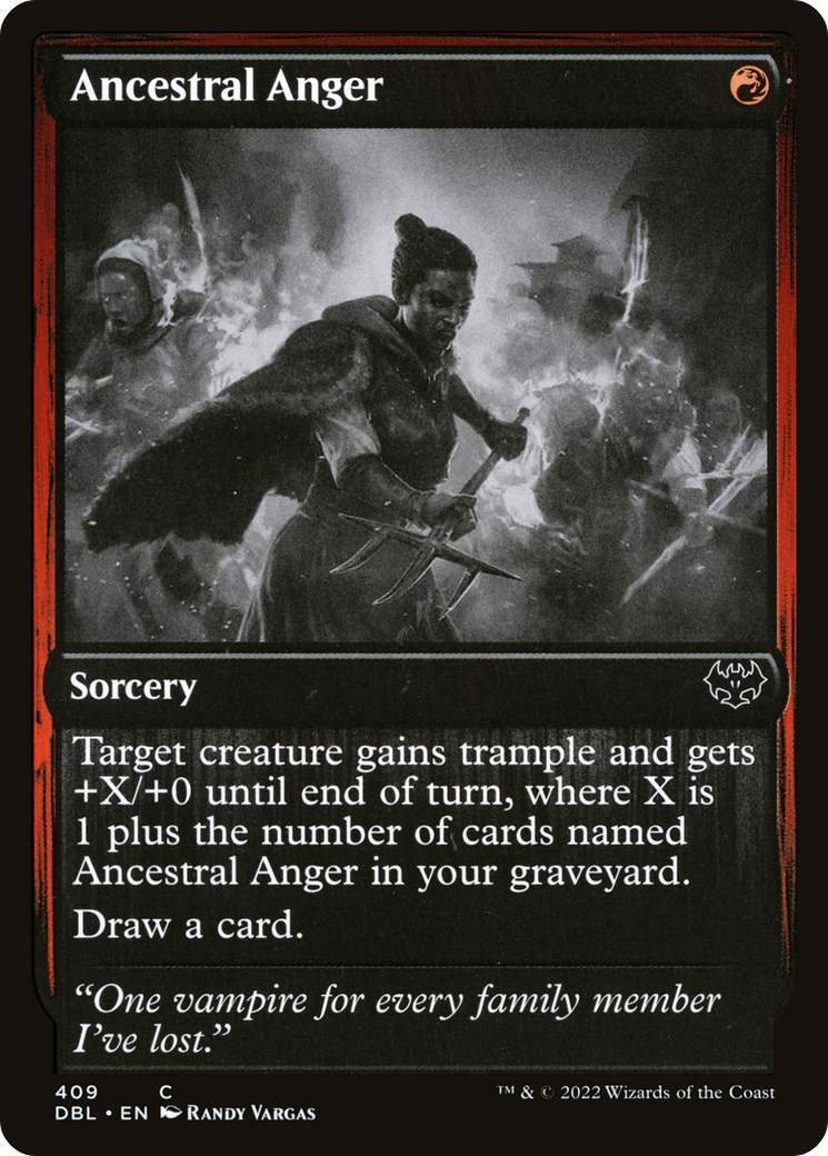Magic: The Gathering - Ancestral Anger Foil - Innistrad: Double Feature