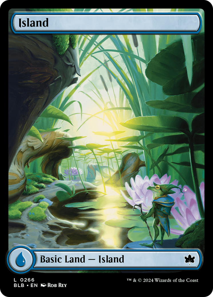 Magic: The Gathering - Island #266 Foil - Bloomburrow