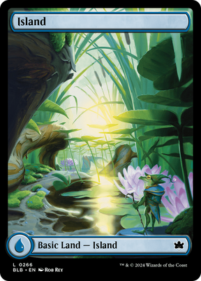 Magic: The Gathering - Island #266 Foil - Bloomburrow