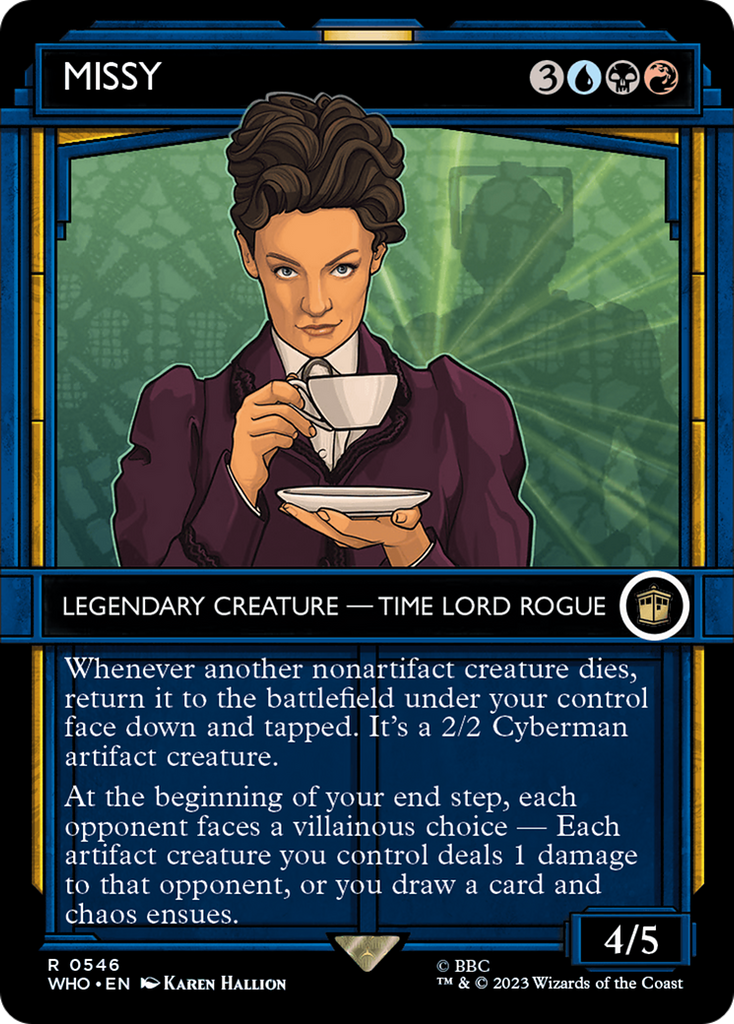Magic: The Gathering - Missy Foil - Doctor Who