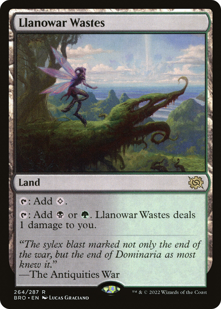 Magic: The Gathering - Llanowar Wastes - The Brothers' War