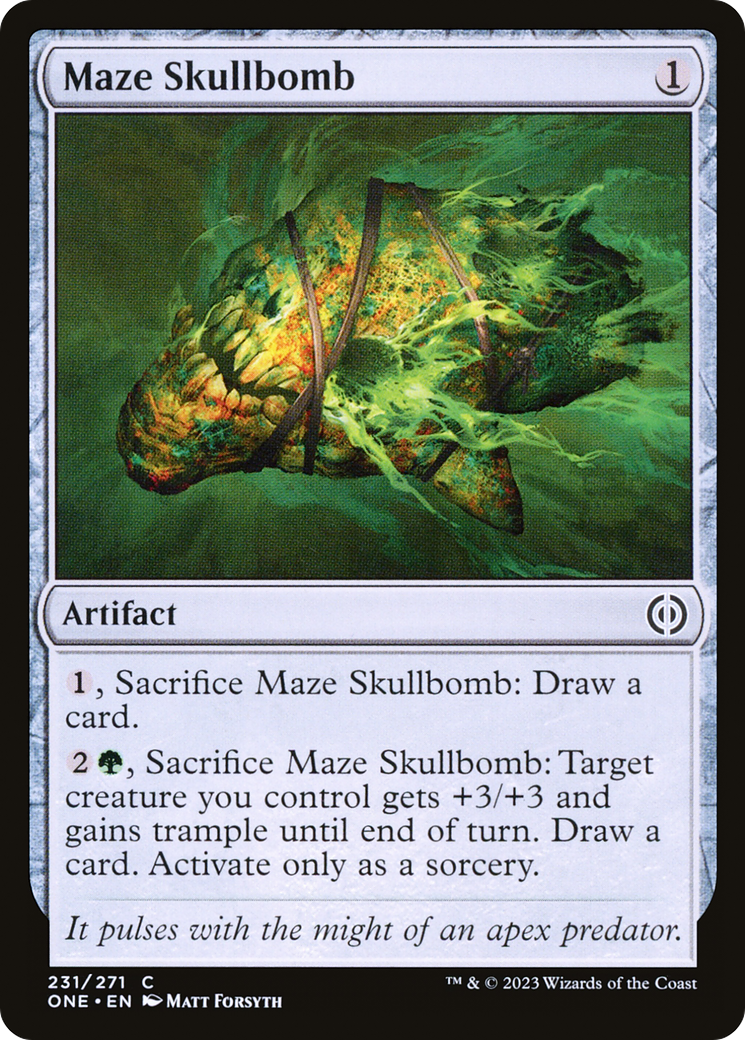 Magic: The Gathering - Maze Skullbomb Foil - Phyrexia: All Will Be One