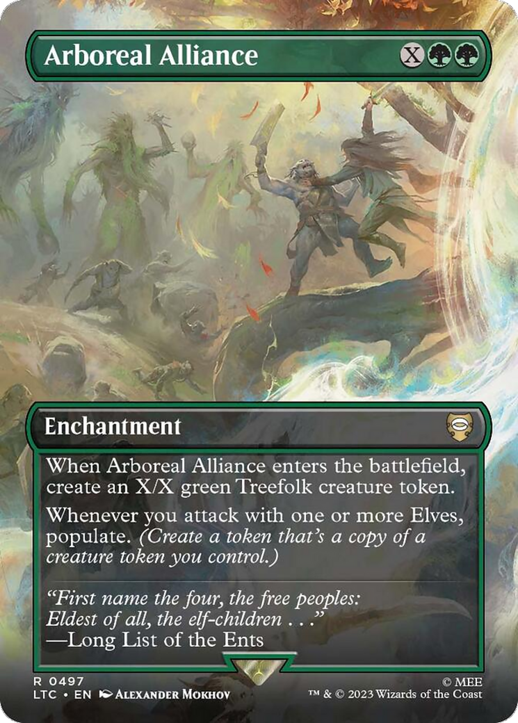 Magic: The Gathering - Arboreal Alliance - Tales of Middle-earth Commander