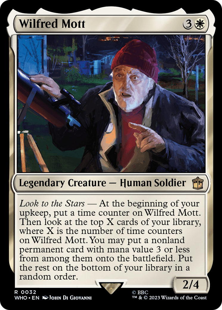 Magic: The Gathering - Wilfred Mott Foil - Doctor Who