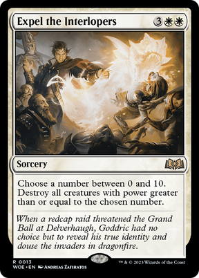 Magic: The Gathering - Expel the Interlopers - Wilds of Eldraine