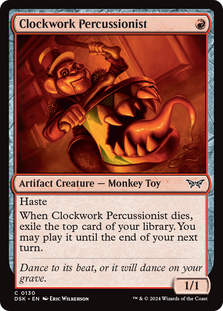 Magic: The Gathering - Clockwork Percussionist - Duskmourn: House of Horror