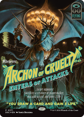 Magic: The Gathering - Archon of Cruelty Foil - Duskmourn: House of Horror Commander