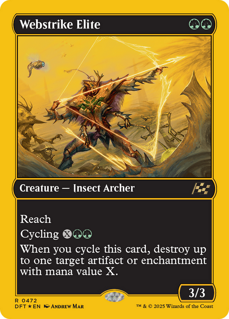 Magic: The Gathering - Webstrike Elite Foil - Aetherdrift