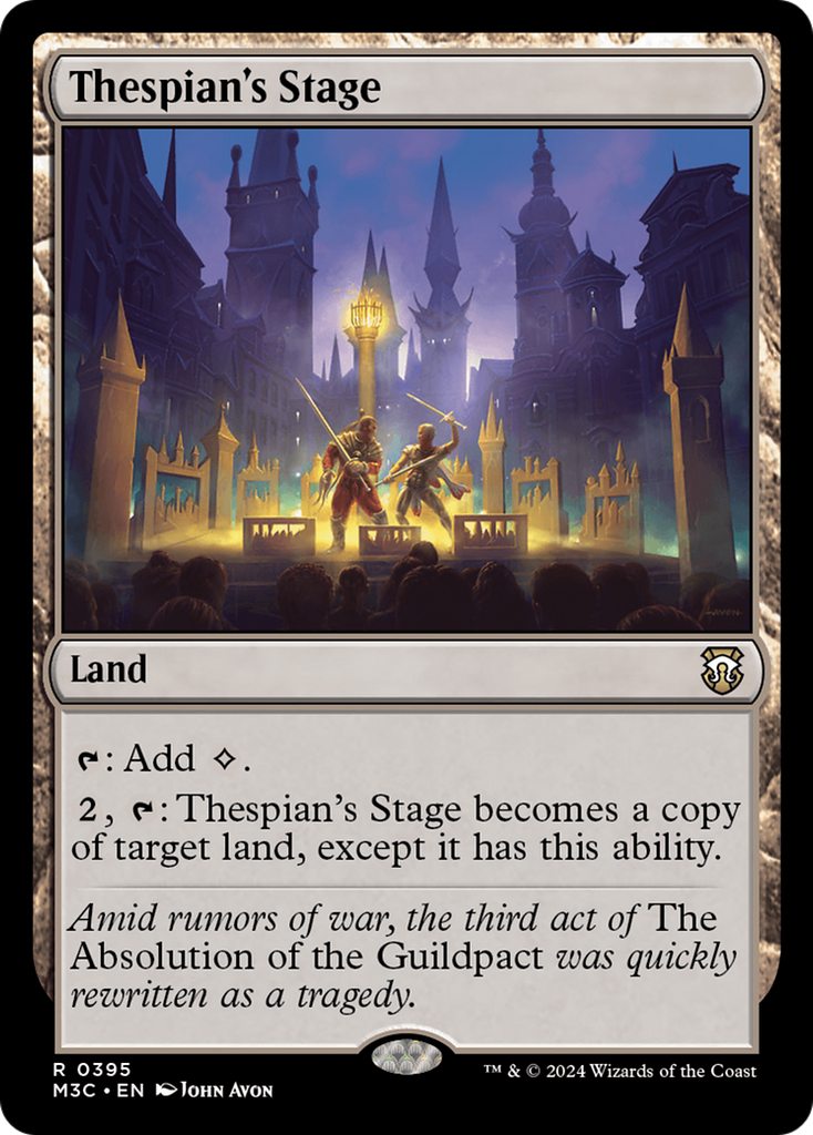 Magic: The Gathering - Thespian's Stage - Modern Horizons 3 Commander