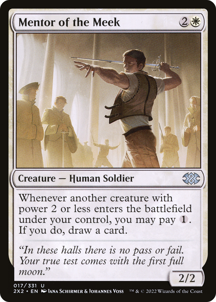 Magic: The Gathering - Mentor of the Meek Foil - Double Masters 2022