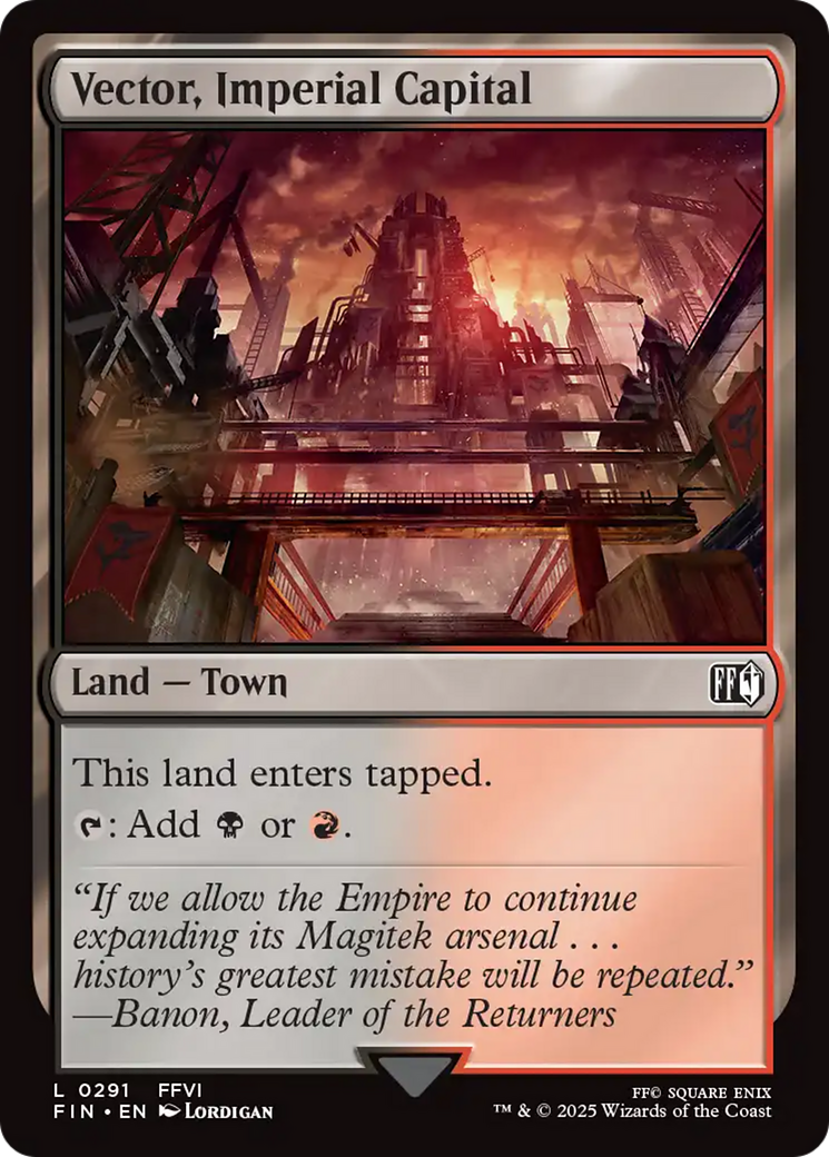 Magic: The Gathering - Vector, Imperial Capital - Final Fantasy