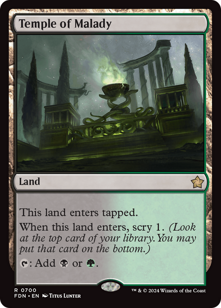 Magic: The Gathering - Temple of Malady - Foundations