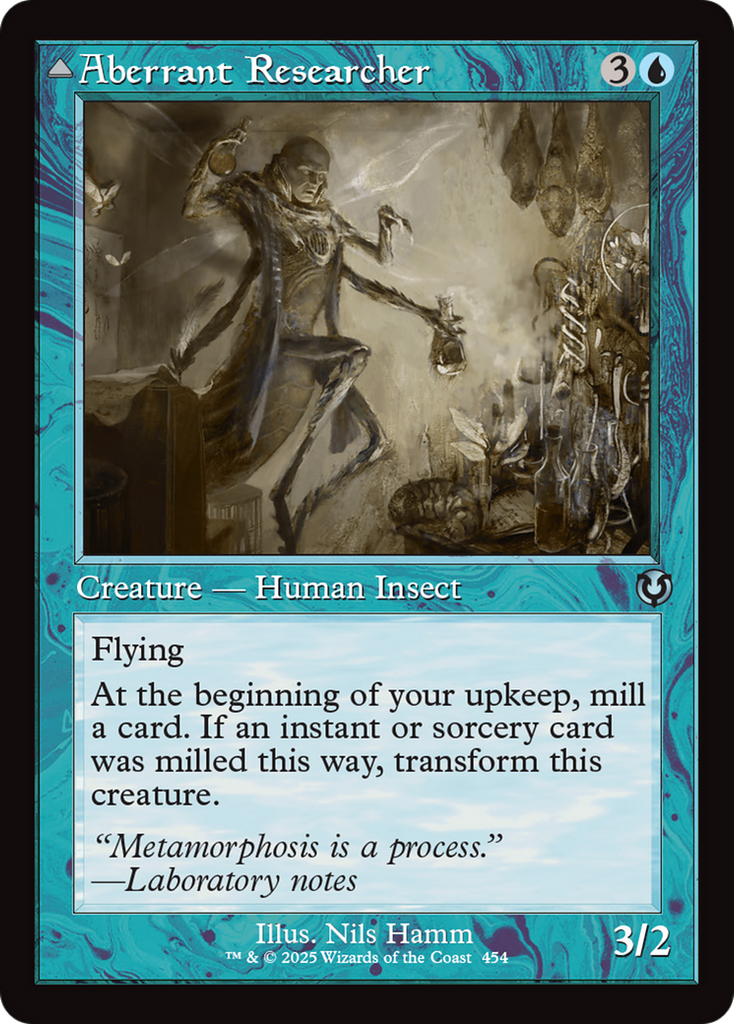 Magic: The Gathering - Aberrant Researcher // Perfected Form Foil - Innistrad Remastered