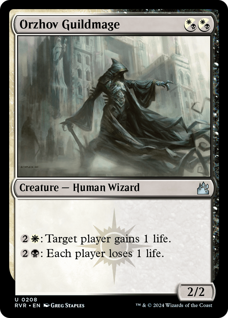 Magic: The Gathering - Orzhov Guildmage Foil - Ravnica Remastered