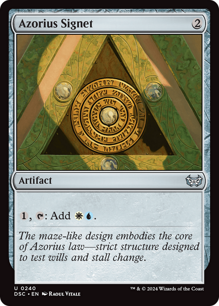 Magic: The Gathering - Azorius Signet - Duskmourn: House of Horror Commander