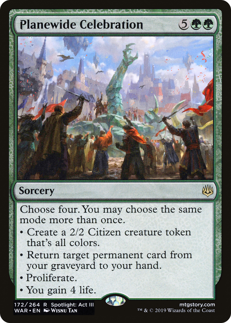 Magic: The Gathering - Planewide Celebration Foil - War of the Spark