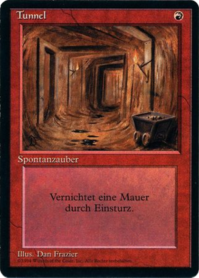 Magic: The Gathering - Tunnel - Foreign Black Border