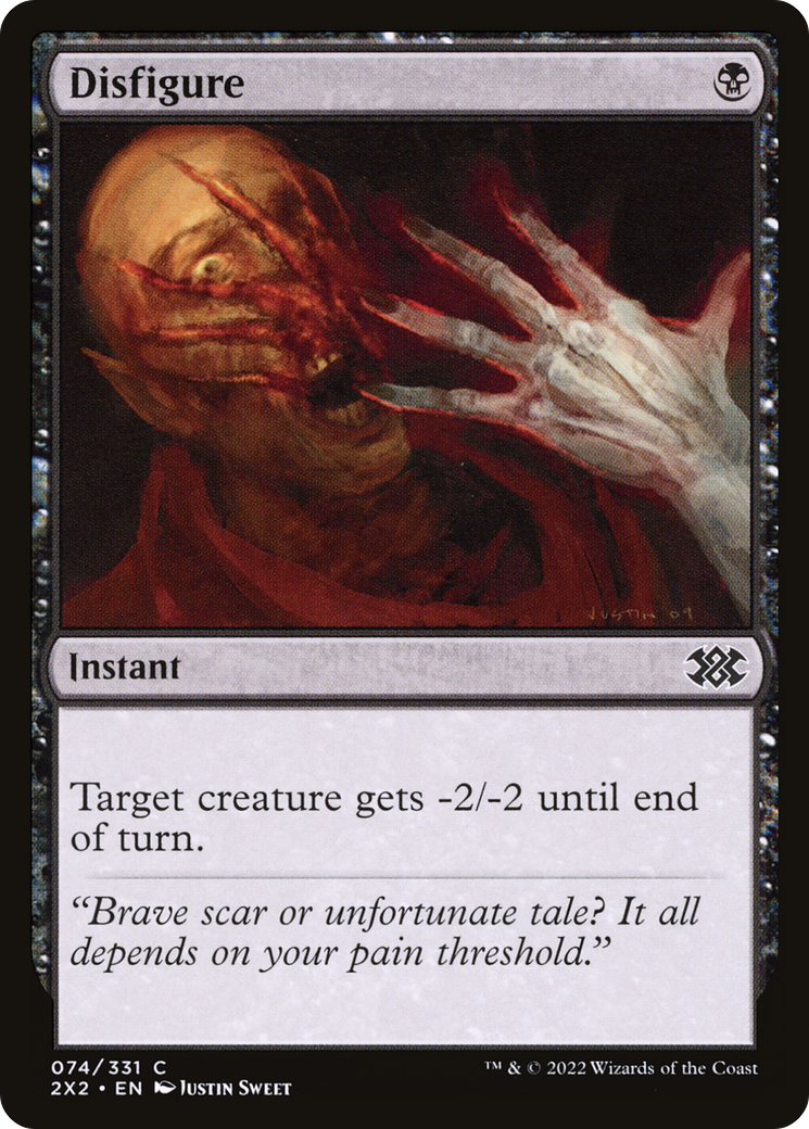 Magic: The Gathering - Disfigure - Double Masters 2022