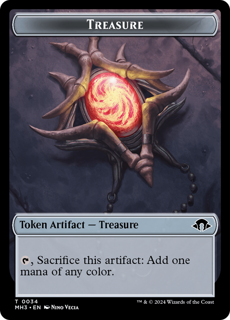 Magic: The Gathering - Treasure Token - Modern Horizons 3 Tokens