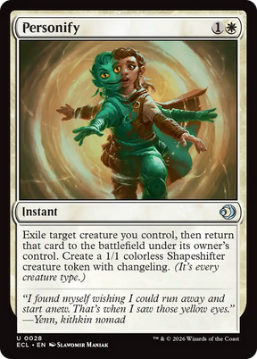 Magic: The Gathering - Personify Foil - Lorwyn Eclipsed