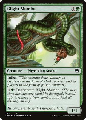 Magic: The Gathering - Blight Mamba - Phyrexia: All Will Be One Commander