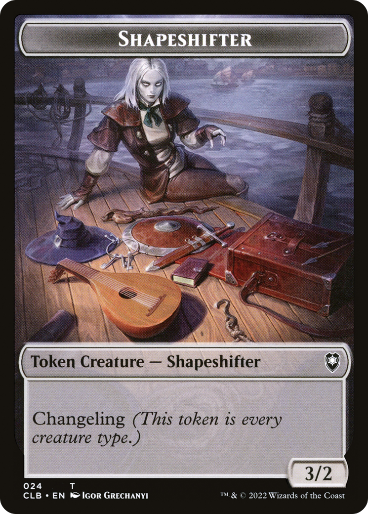 Magic: The Gathering - Shapeshifter Token - Battle for Baldur's Gate Tokens