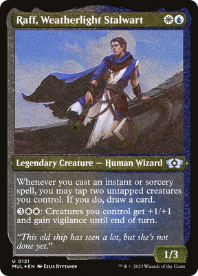 Magic: The Gathering - Raff, Weatherlight Stalwart Foil - Multiverse Legends
