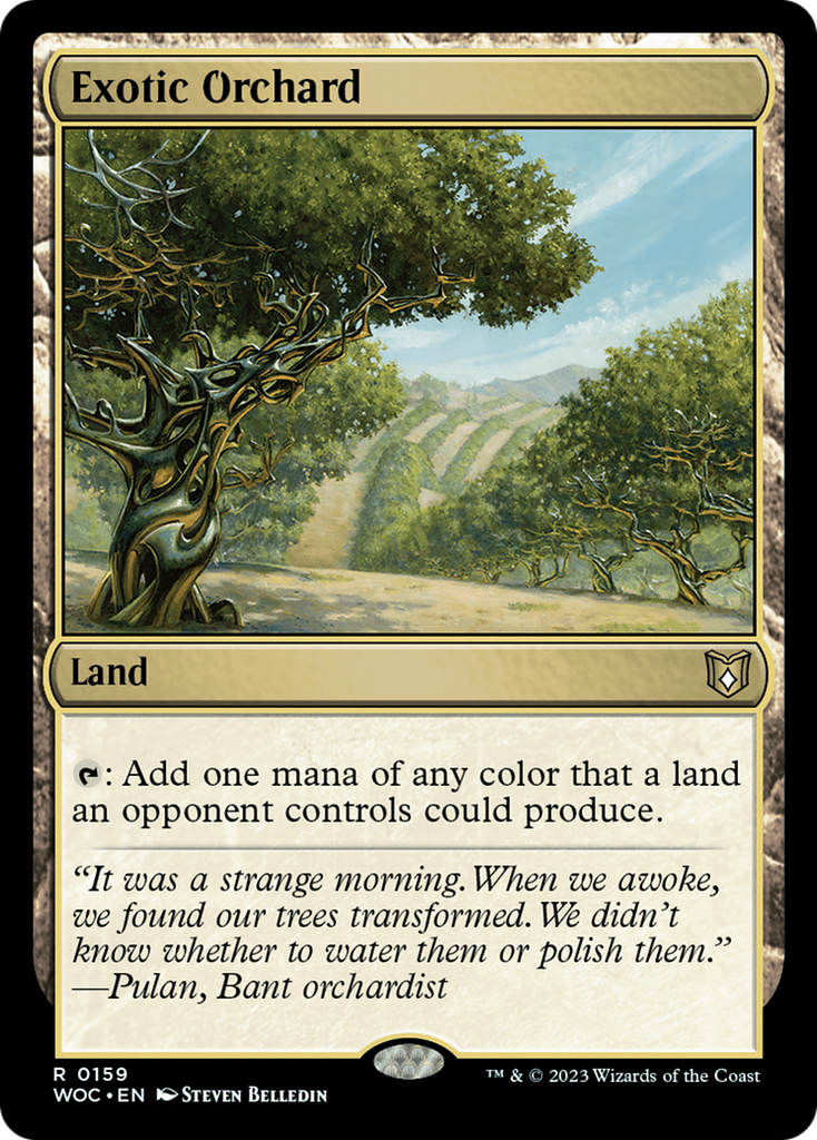 Magic: The Gathering - Exotic Orchard - Wilds of Eldraine Commander