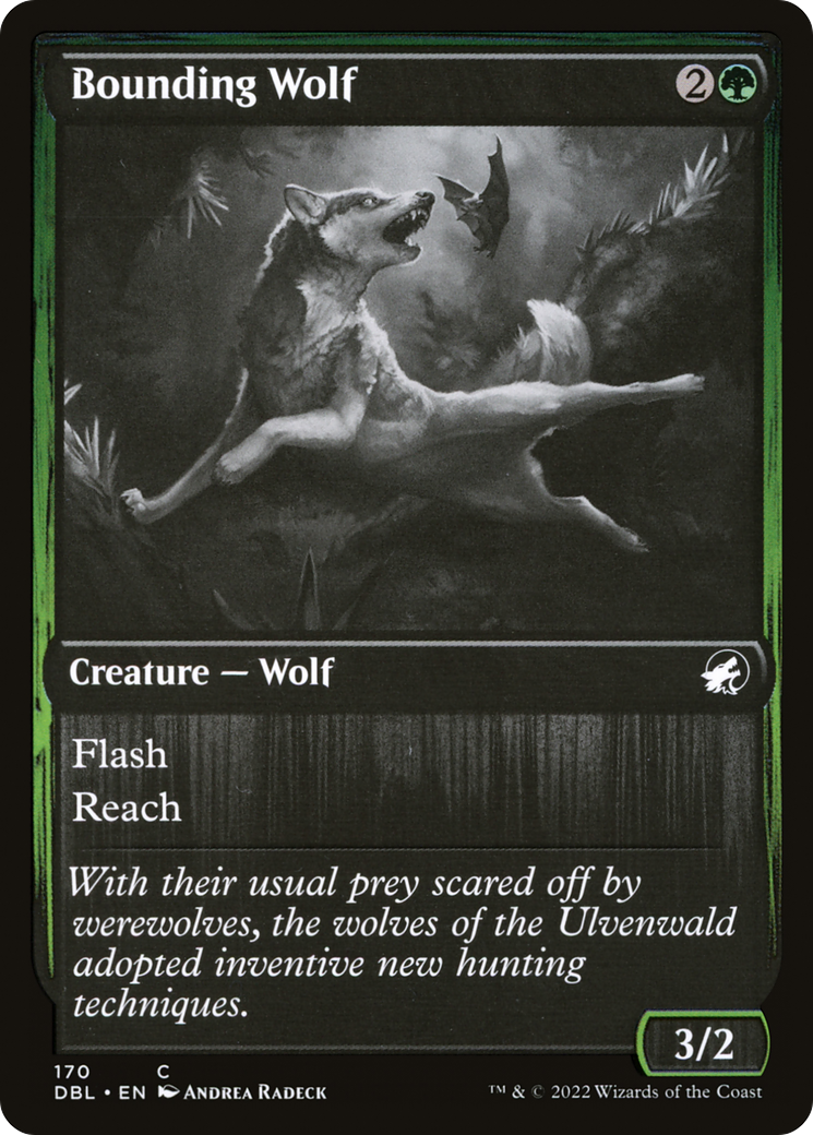 Magic: The Gathering - Bounding Wolf - Innistrad: Double Feature