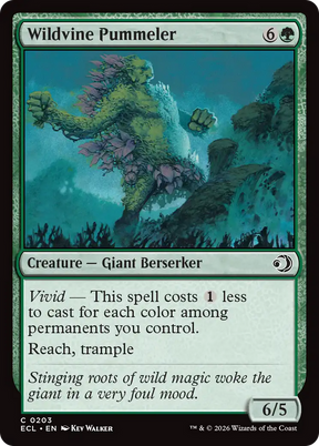 Magic: The Gathering - Wildvine Pummeler - Lorwyn Eclipsed