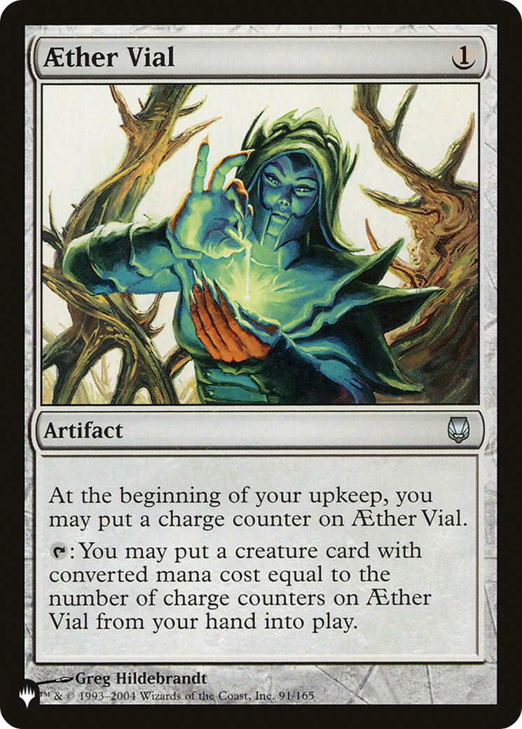 Magic: The Gathering - Aether Vial - The List