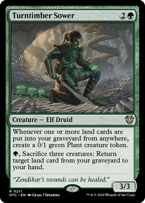 Magic: The Gathering - Turntimber Sower - Outlaws of Thunder Junction Commander