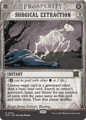 Magic: The Gathering - Surgical Extraction Foil - Breaking News
