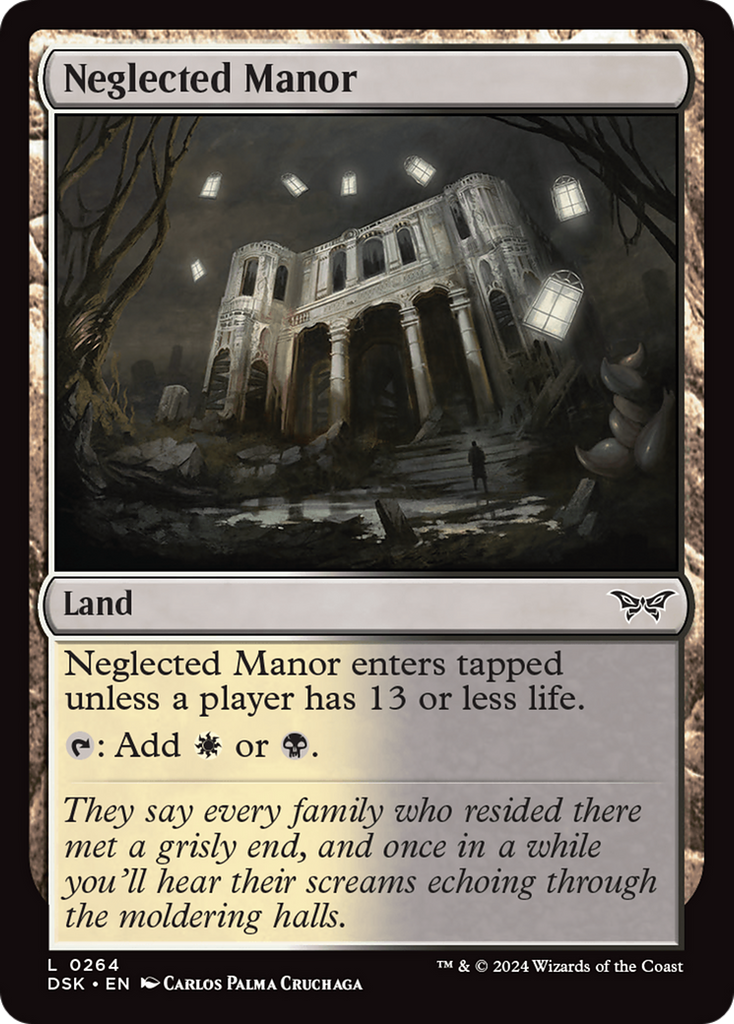 Magic: The Gathering - Neglected Manor - Duskmourn: House of Horror