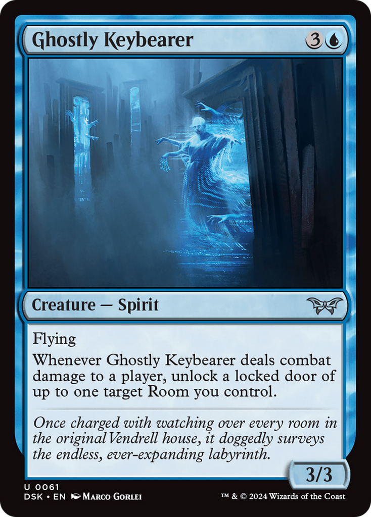 Magic: The Gathering - Ghostly Keybearer - Duskmourn: House of Horror