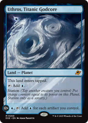 Magic: The Gathering - Uthros, Titanic Godcore Foil - Edge of Eternities
