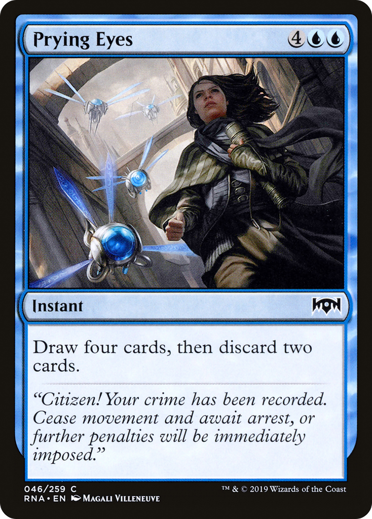 Magic: The Gathering - Prying Eyes Foil - Ravnica Allegiance