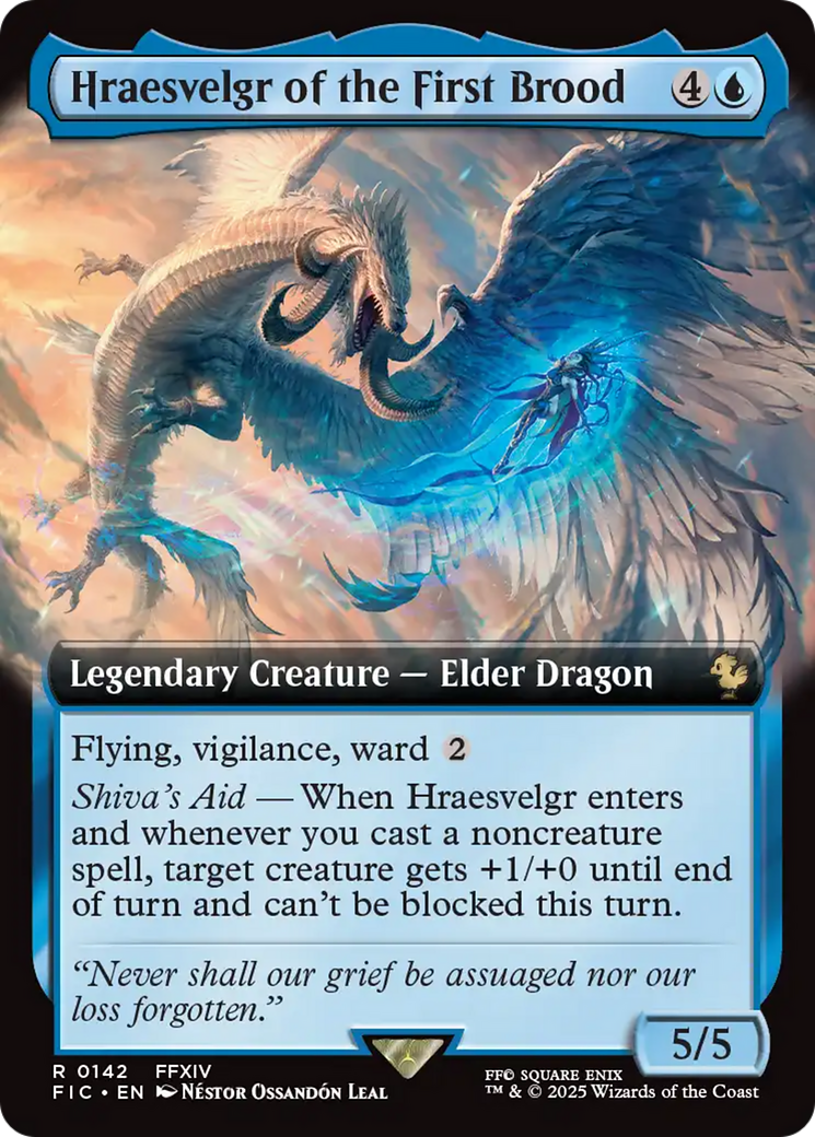 Magic: The Gathering - Hraesvelgr of the First Brood - Final Fantasy Commander