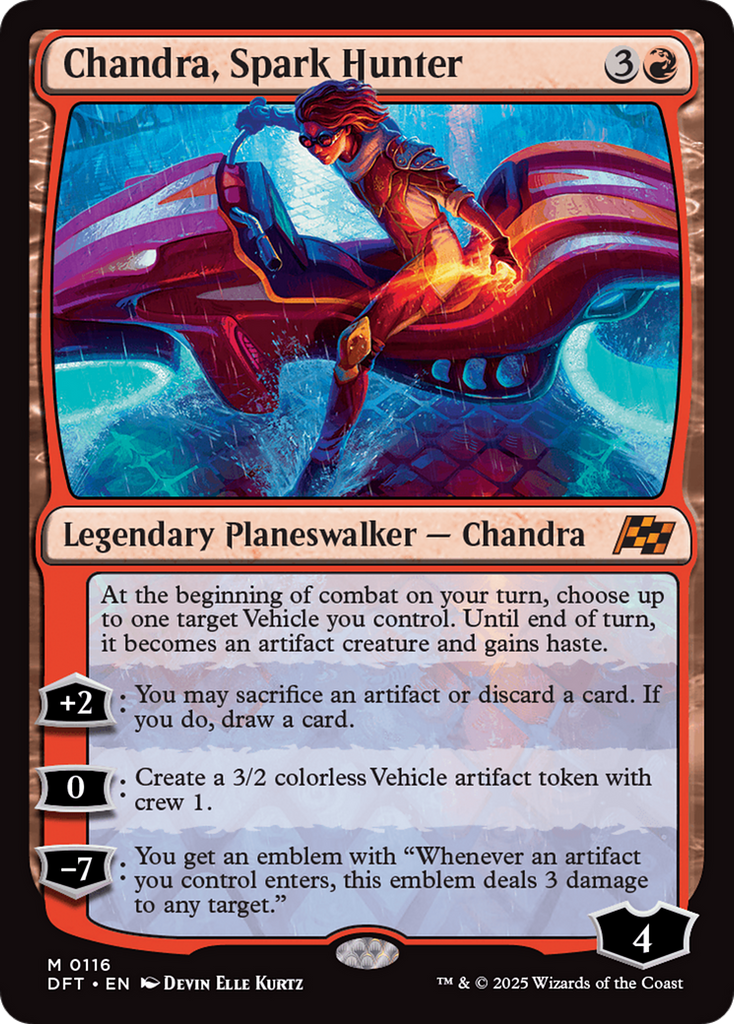 Magic: The Gathering - Chandra, Spark Hunter - Aetherdrift