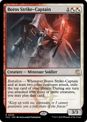 Magic: The Gathering - Boros Strike-Captain - Ravnica: Clue Edition
