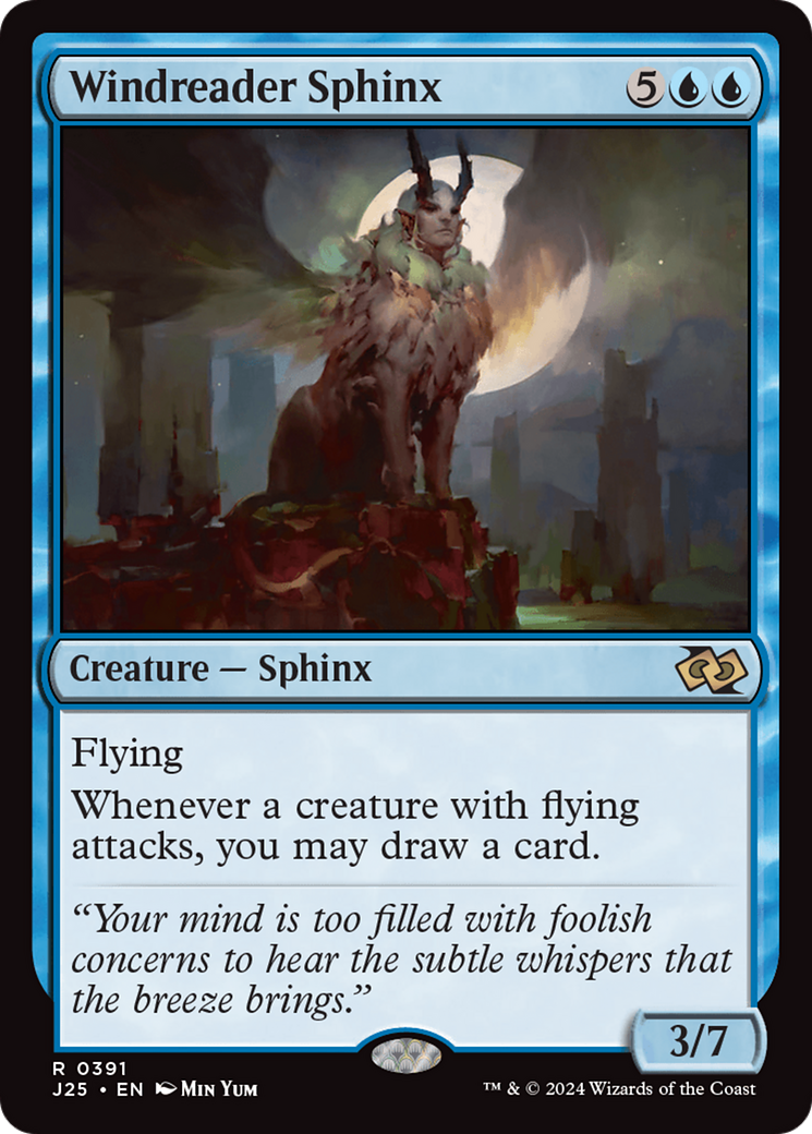 Magic: The Gathering - Windreader Sphinx - Foundations Jumpstart