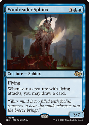Magic: The Gathering - Windreader Sphinx - Foundations Jumpstart