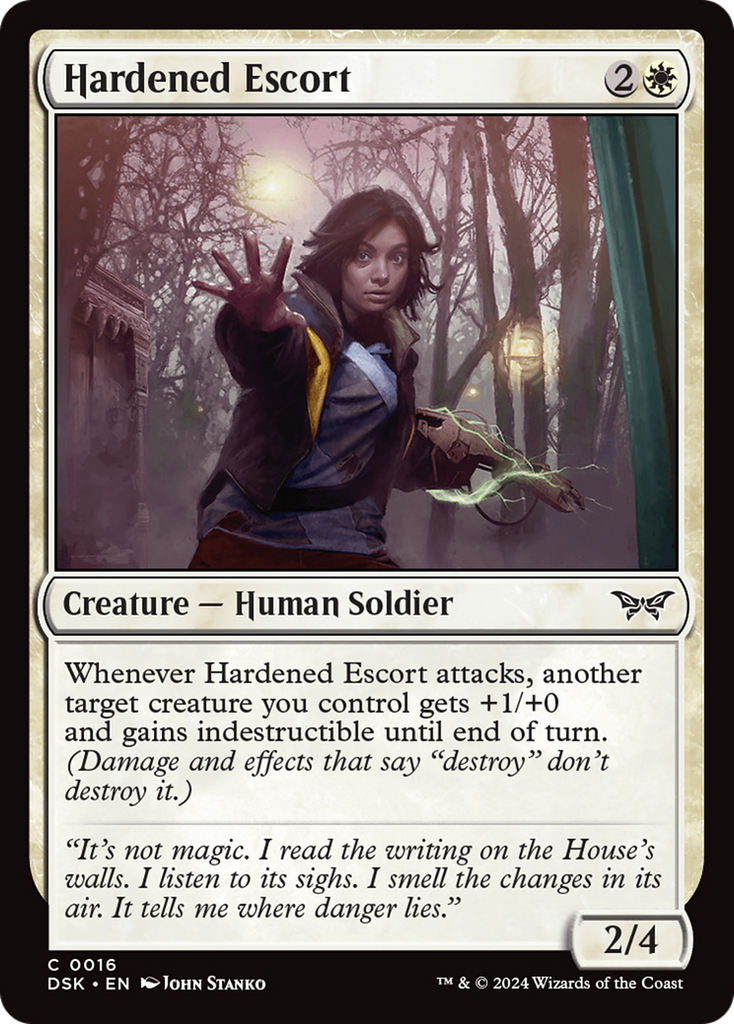 Magic: The Gathering - Hardened Escort - Duskmourn: House of Horror