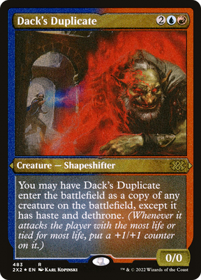 Magic: The Gathering - Dack's Duplicate Foil - Double Masters 2022