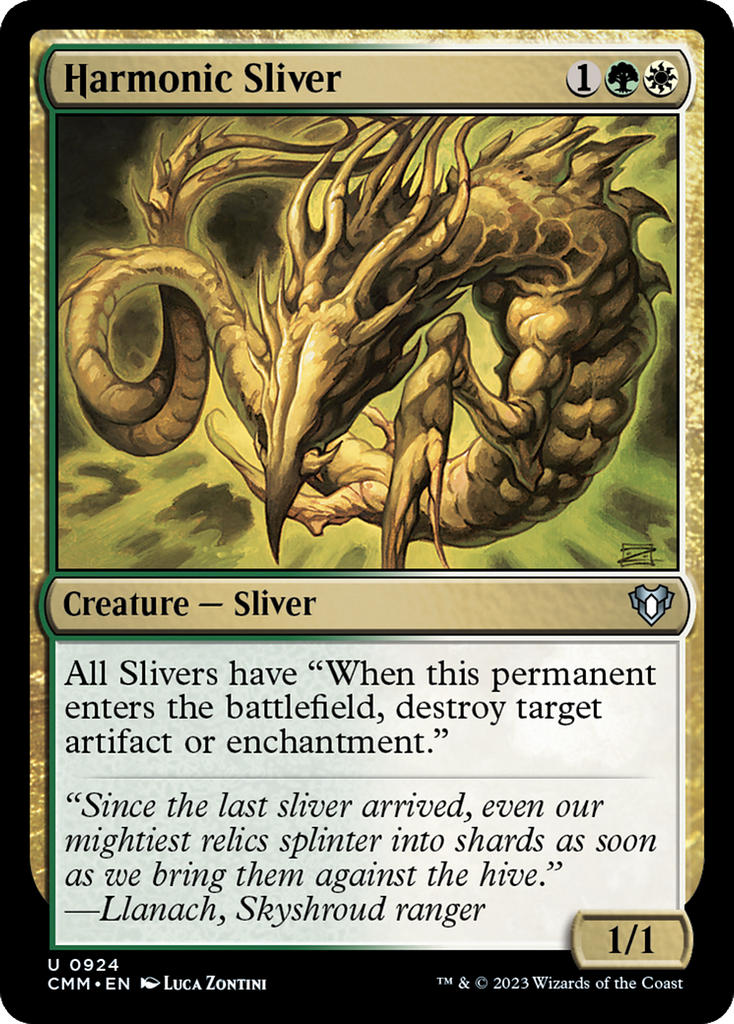 Magic: The Gathering - Harmonic Sliver - Commander Masters