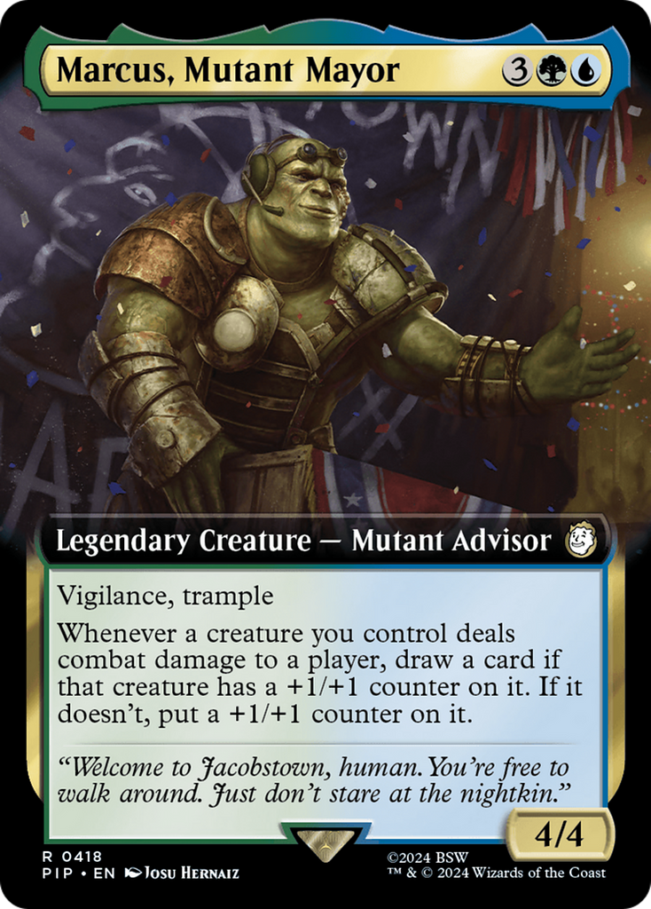 Magic: The Gathering - Marcus, Mutant Mayor Foil - Fallout