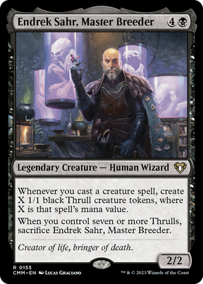 Magic: The Gathering - Endrek Sahr, Master Breeder - Commander Masters