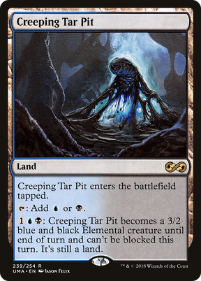 Magic: The Gathering - Creeping Tar Pit Foil - Ultimate Masters