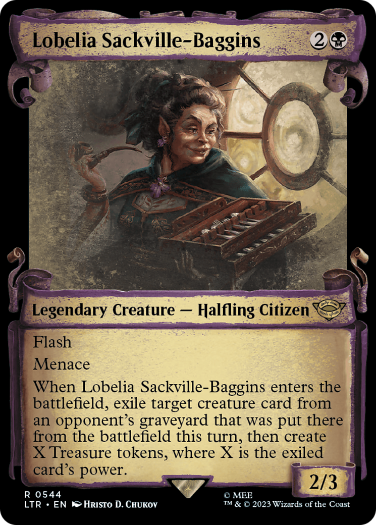 Magic: The Gathering - Lobelia Sackville-Baggins Foil - The Lord of the Rings: Tales of Middle-earth