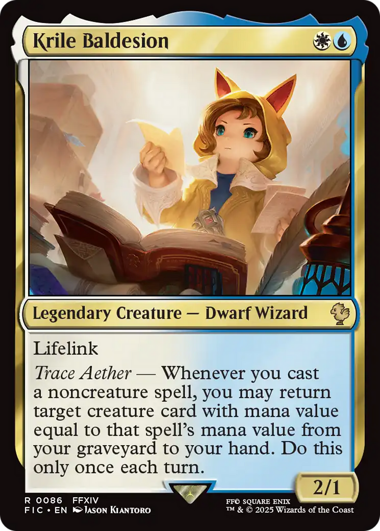 Magic: The Gathering - Krile Baldesion - Final Fantasy Commander